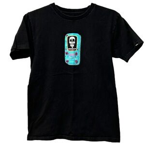 Vans Men’s Classic Fit Black Short Sleeve Tee  Sz S‎